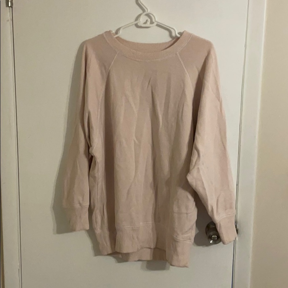 Oversized aerie crew neck sweatshirt